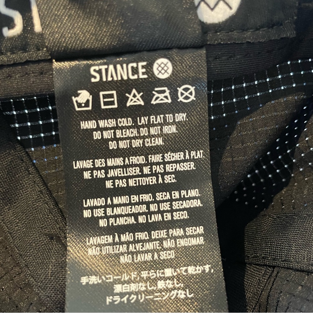 NWT Stance Black Adjustable Cap - Picture 3 of 4